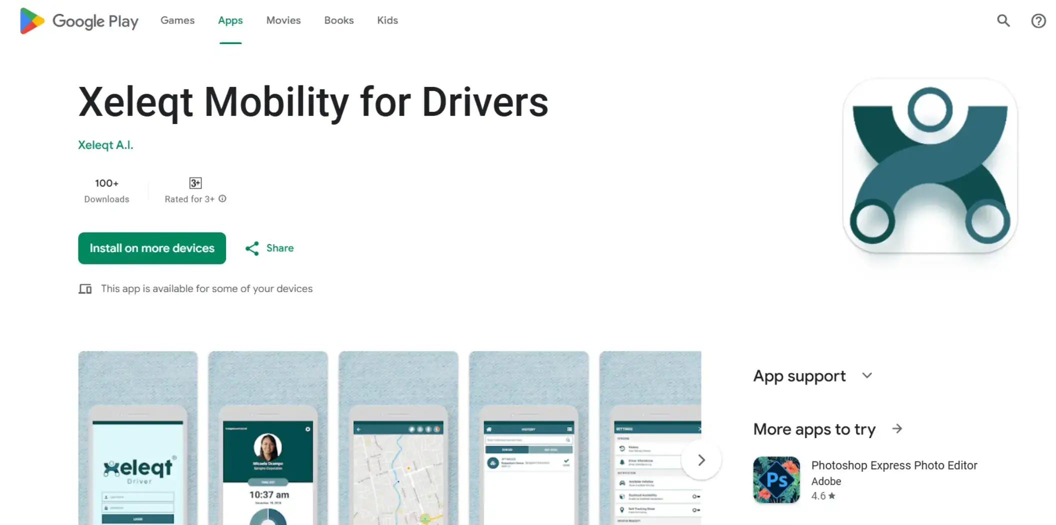 Xeleqt Driver App project screenshot