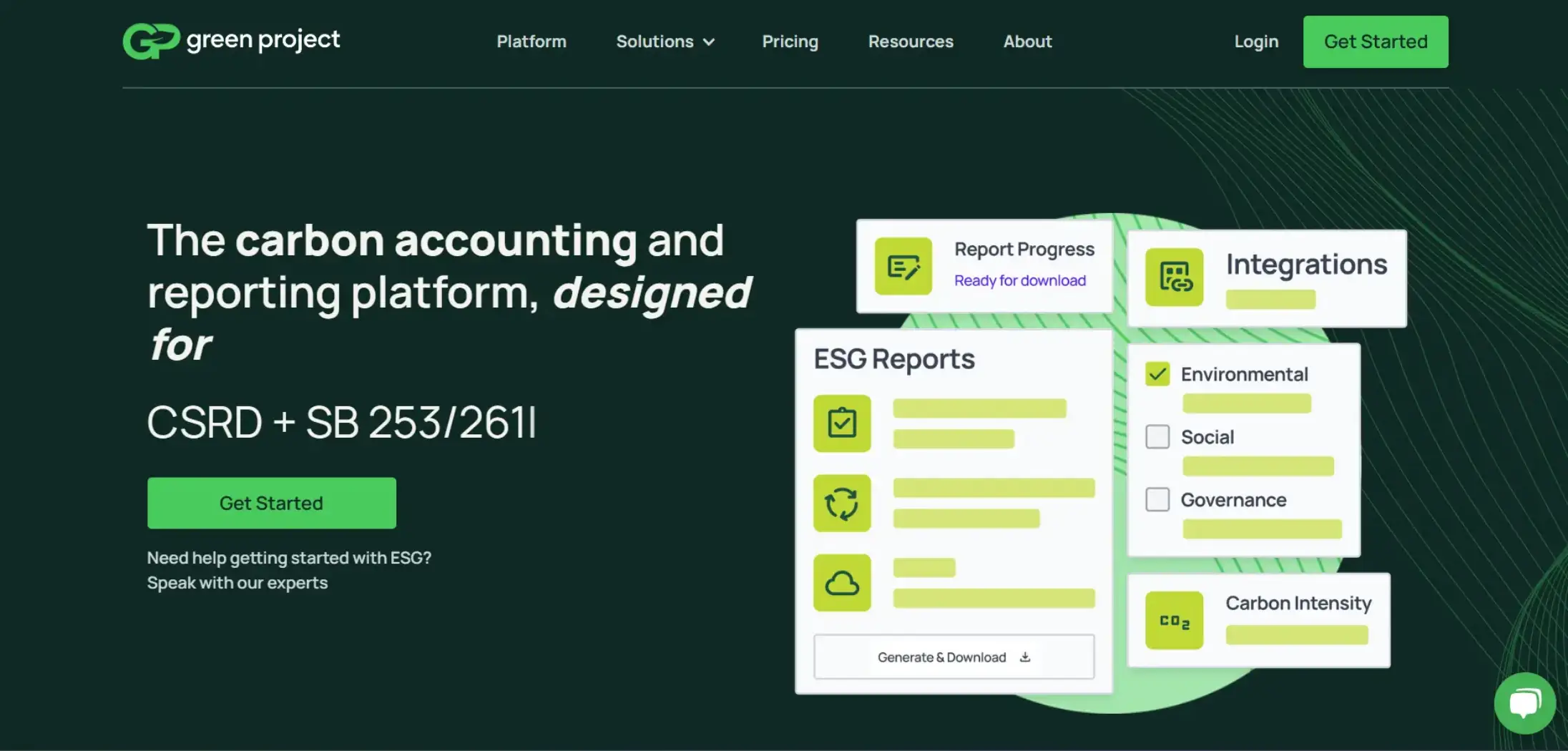 Green Project project screenshot