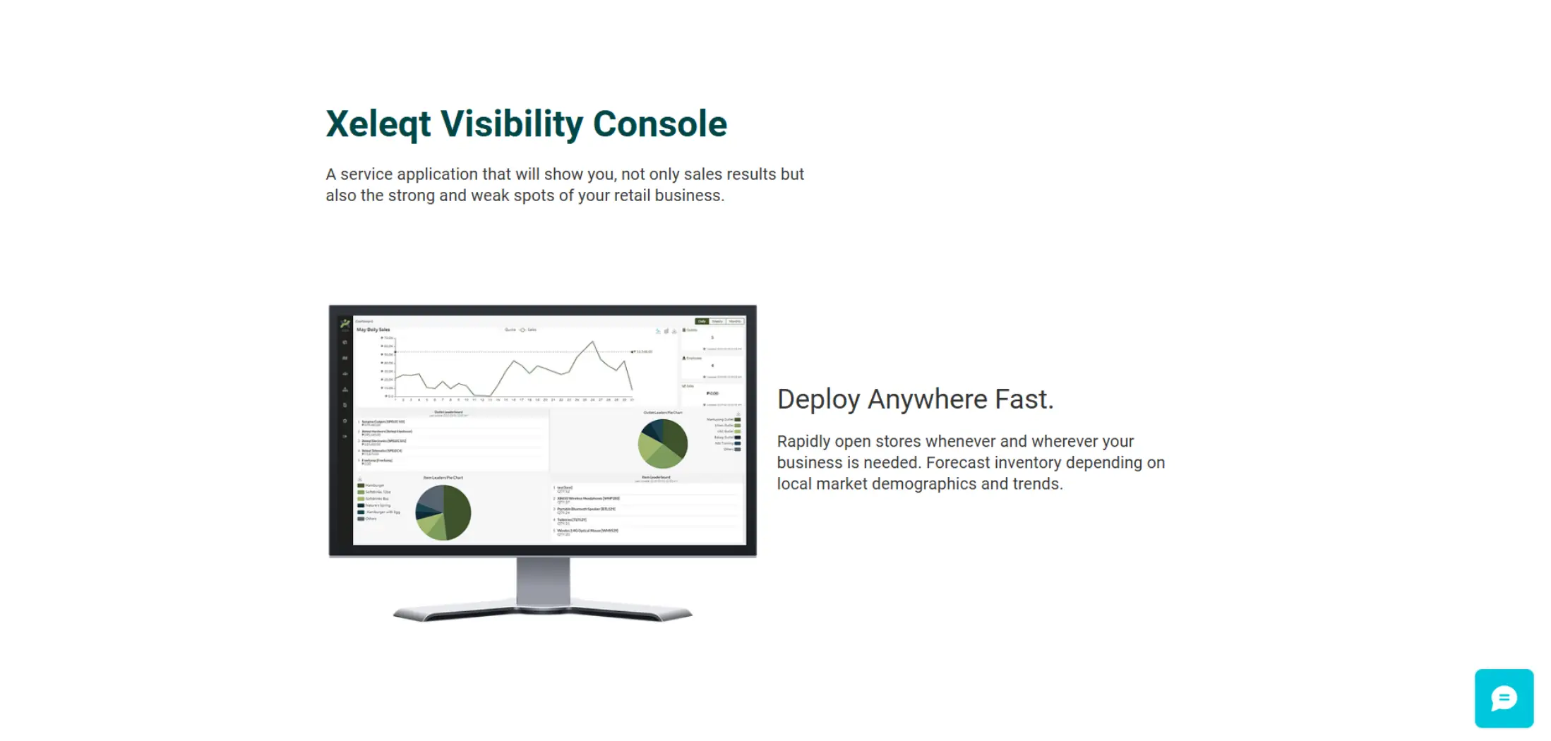 Xeleqt Visibility project screenshot